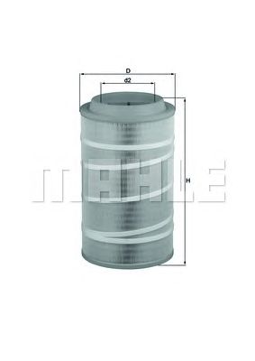 KNECHT lx1807 -  Воздушный фильтр