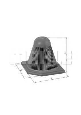 KNECHT lx1892 -  Воздушный фильтр