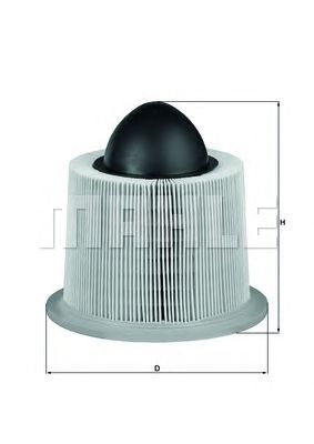 KNECHT lx1933 -  Воздушный фильтр
