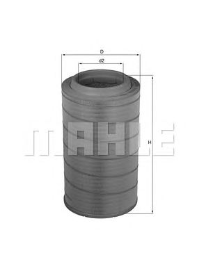 KNECHT lx1956 -  Воздушный фильтр