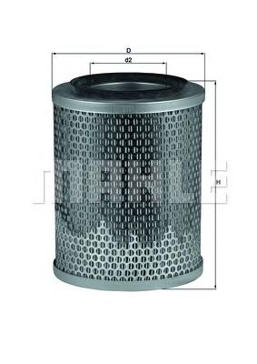 KNECHT lx196 -  Воздушный фильтр
