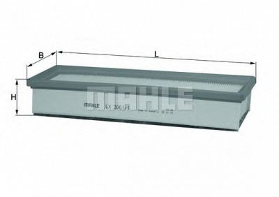 KNECHT lx20611 -  Воздушный фильтр
