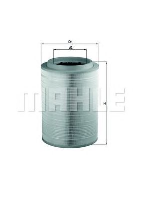 KNECHT lx2082 -  Воздушный фильтр