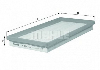 KNECHT lx2087 -  Воздушный фильтр