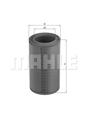 KNECHT lx2088 -  Воздушный фильтр