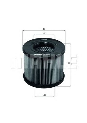 KNECHT lx2283 -  Воздушный фильтр
