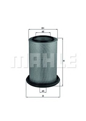 KNECHT lx229 -  Воздушный фильтр