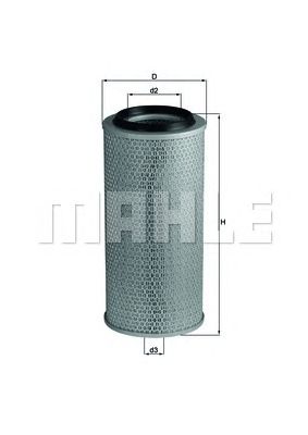 KNECHT lx236 -  Воздушный фильтр