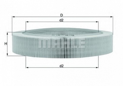 KNECHT lx262 -  Воздушный фильтр
