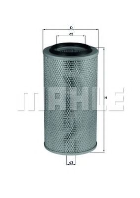 KNECHT lx265 -  Воздушный фильтр