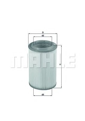 KNECHT lx2689 -  Воздушный фильтр
