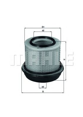 KNECHT lx269 -  Воздушный фильтр