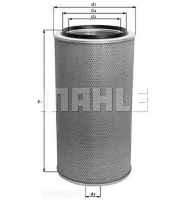 KNECHT lx273 -  Воздушный фильтр