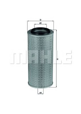 KNECHT lx275 -  Воздушный фильтр