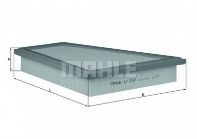 KNECHT lx2787 -  Воздушный фильтр