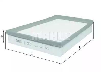 KNECHT lx2879 -  Воздушный фильтр