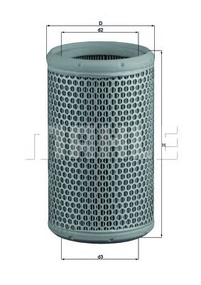 KNECHT lx290 -  Воздушный фильтр