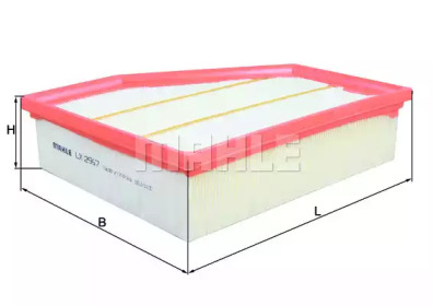 KNECHT lx2967 -  Воздушный фильтр