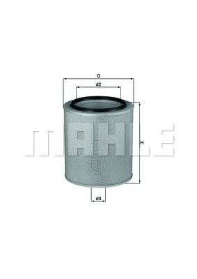 KNECHT lx299 -  Воздушный фильтр