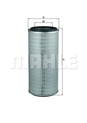 KNECHT lx31 -  Воздушный фильтр