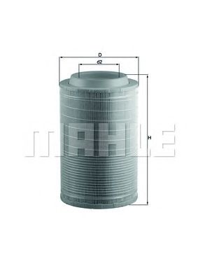 KNECHT lx3117 -  Воздушный фильтр