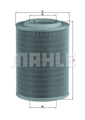 KNECHT lx314 -  Воздушный фильтр