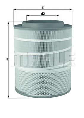 KNECHT lx3141 -  Воздушный фильтр