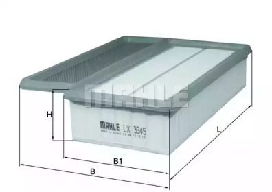 KNECHT lx3345 -  Воздушный фильтр