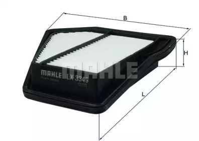 KNECHT lx3349 -  Воздушный фильтр