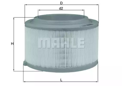 KNECHT lx3458 -  Фильтр воздушный