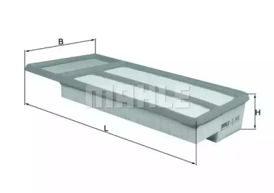 KNECHT lx3465 -  Фильтр воздушный