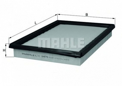 KNECHT lx3475 -  Воздушный фильтр