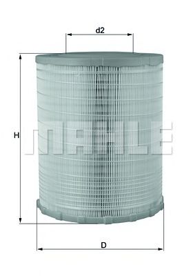 KNECHT lx3480 -  Воздушный фильтр