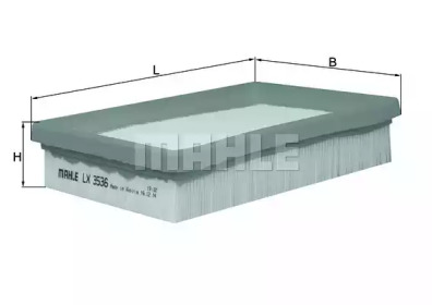 KNECHT lx3536 -  Воздушный фильтр