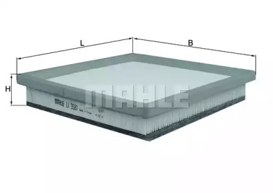 KNECHT lx3580 -  Воздушный фильтр