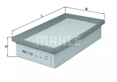 KNECHT lx3597 -  Воздушный фильтр