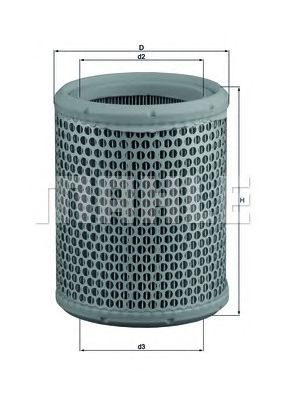 KNECHT lx384 -  Воздушный фильтр