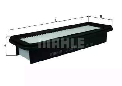KNECHT lx3887 -  Фильтр воздушный