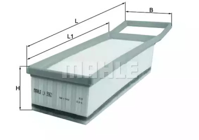 KNECHT lx3962 -  Воздушный фильтр