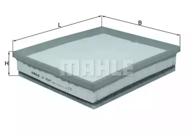 KNECHT lx3987 -  Воздушный фильтр