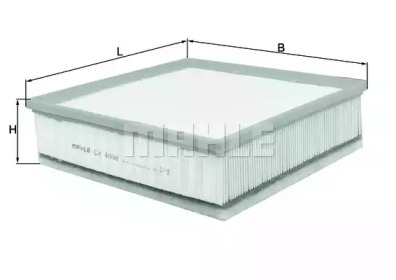 KNECHT lx4038 -  Воздушный фильтр