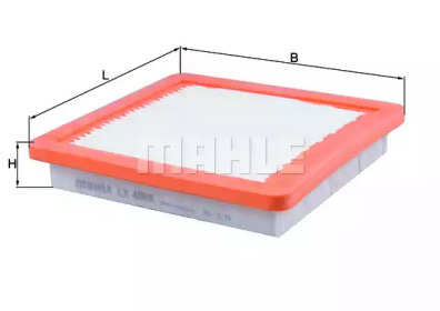 KNECHT lx4066 -  Воздушный фильтр