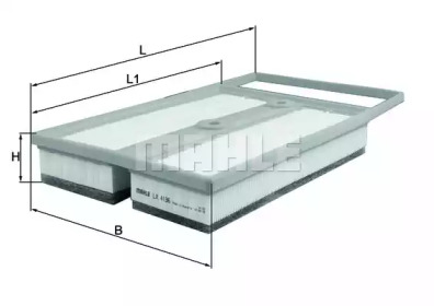KNECHT lx4136 -  Воздушный фильтр