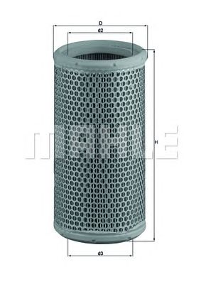 KNECHT lx425 -  Воздушный фильтр