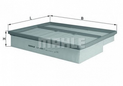 KNECHT lx4391 -  Воздушный фильтр
