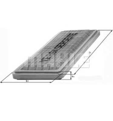 KNECHT lx457 -  Воздушный фильтр