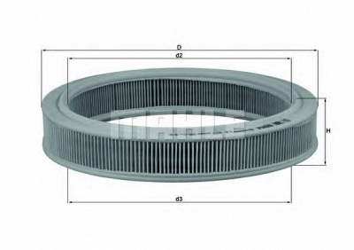 KNECHT lx493 -  Воздушный фильтр