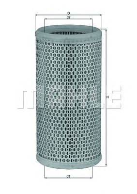 KNECHT lx519 -  Воздушный фильтр