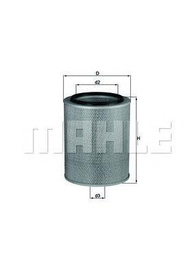 KNECHT lx531 -  Воздушный фильтр