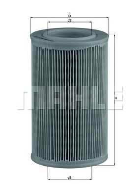 KNECHT lx55 -  Воздушный фильтр